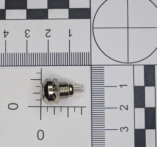 momentary push button 8mm - panel mount
