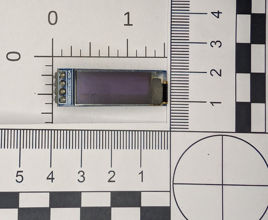 0.91" i2c OLED